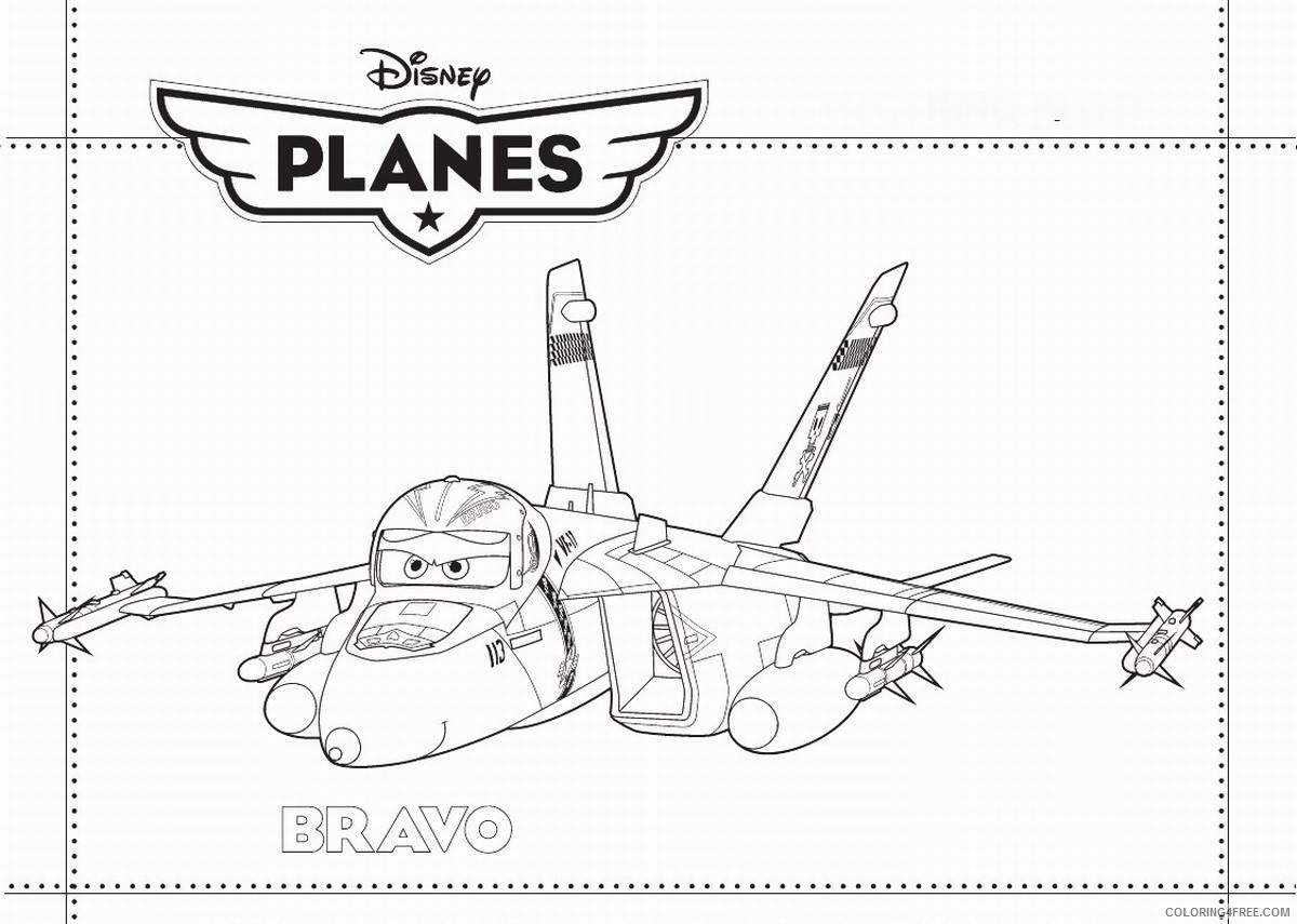 Disney Planes Coloring Pages Cartoons planes_disney4 Printable 2020 2340 Coloring4free