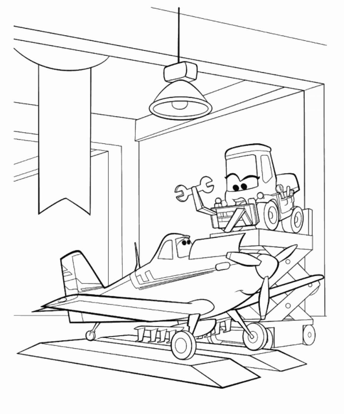 Download Coloring Page Planes Images