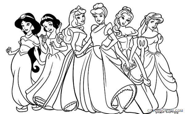 Disney Princess Coloring Pages Cartoons 1528422088_free disney princesses a4 Printable 2020 2364 Coloring4free