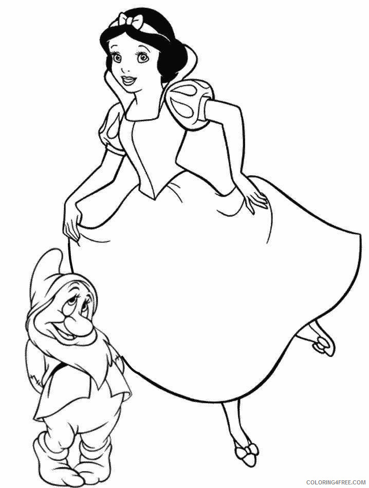 Disney Princess Coloring Pages Cartoons Disney Princesses Printable 2020 2405 Coloring4free