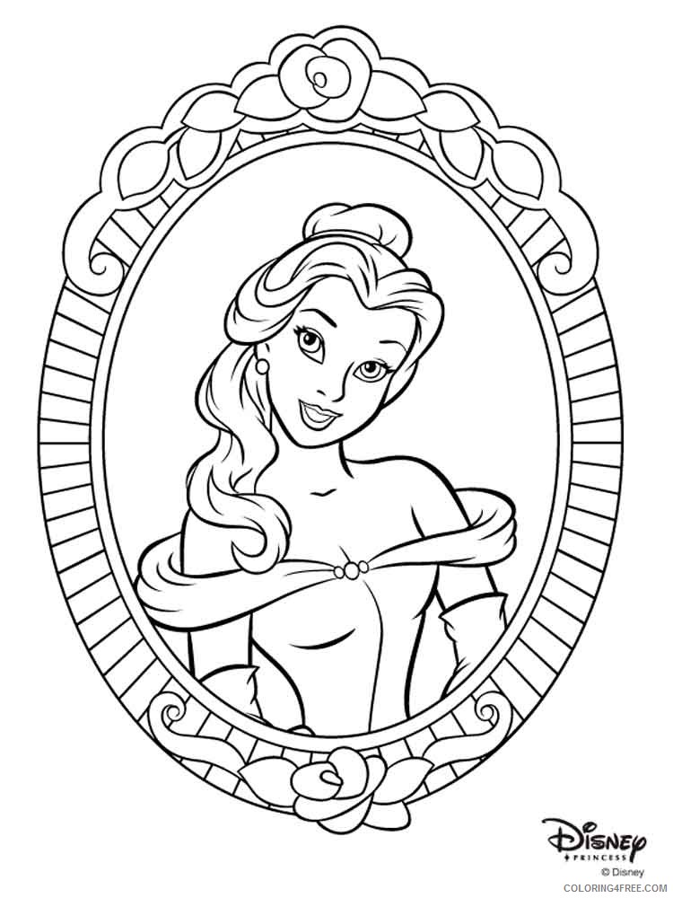 Disney Princess Coloring Pages Cartoons disney princess to print 10 Printable 2020 2388 Coloring4free