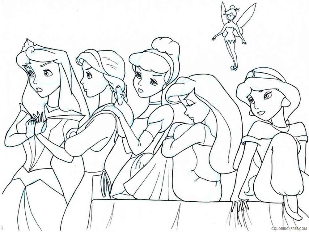 Disney Princess Coloring Pages Cartoons disney princess to print 29 Printable 2020 2398 Coloring4free