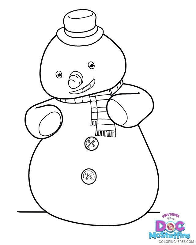 Doc McStuffins Coloring Pages Cartoons Chilly Doc McStuffins Printable 2020 2426 Coloring4free