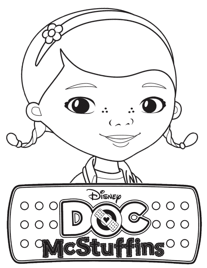 Doc McStuffins Coloring Pages Cartoons Doc McStuffins Dotti Printable 2020 2454 Coloring4free