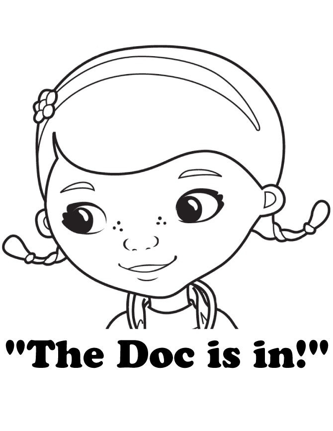 Doc McStuffins Coloring Pages Cartoons Doc McStuffins The Doc is in Printable 2020 2457 Coloring4free