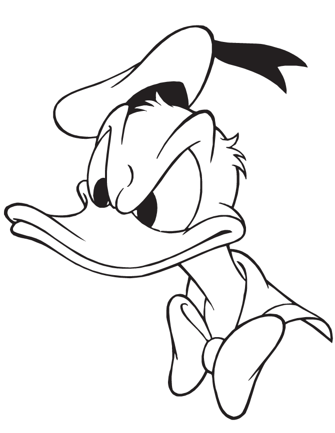 Donald Duck Coloring Pages Cartoons Disney Donald Duck Printable 2020 2509 Coloring4free