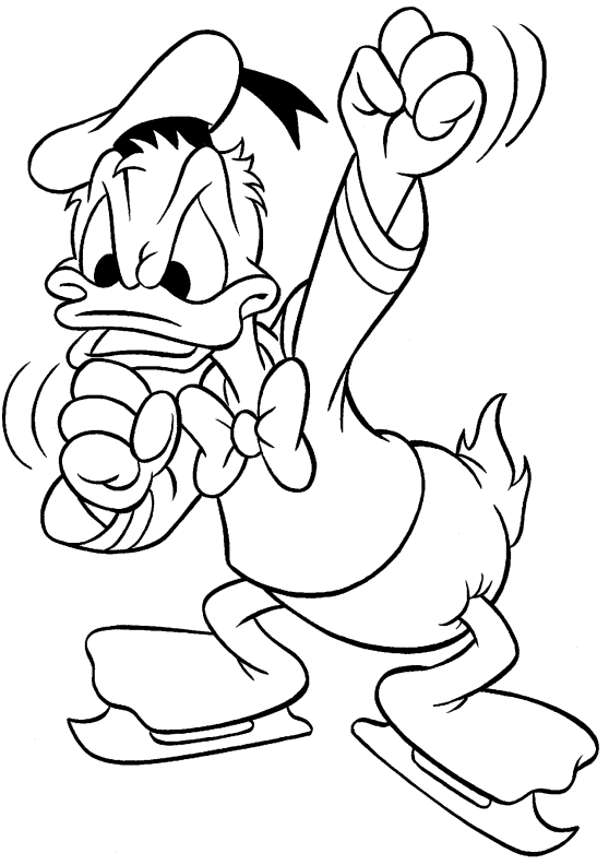 Donald Duck Coloring Pages Cartoons Donald Duck Printable 2020 2591 Coloring4free