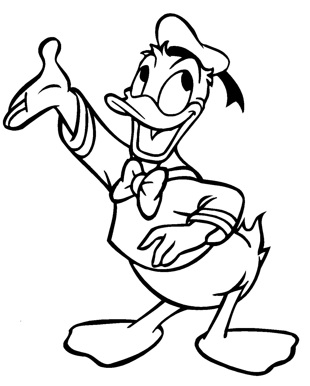 Donald Duck Coloring Pages Cartoons Donald Duck To Print 2 Printable 2020 2592 Coloring4free