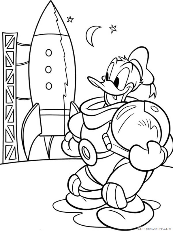 Donald Duck Coloring Pages Cartoons Donald Duck for Kids Printable 2020 2587 Coloring4free