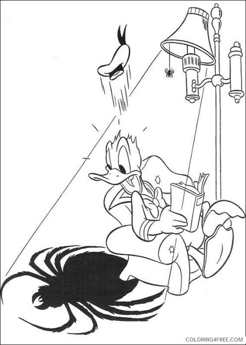 Donald Duck Coloring Pages Cartoons Donald Printable 2020 2529 Coloring4free