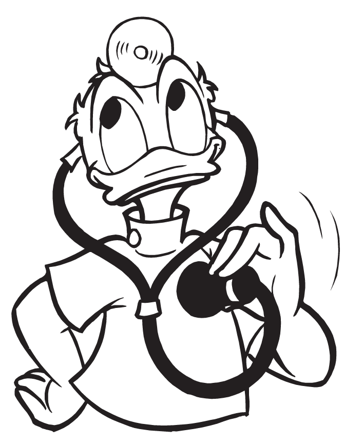 Donald Duck Coloring Pages Cartoons Printable Donald Duck Free Printable 2020 2611 Coloring4free