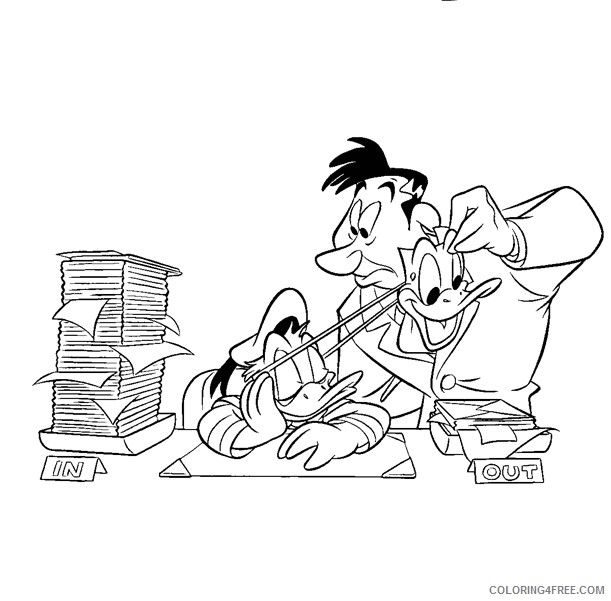Donald Duck Coloring Pages Cartoons donald duck 1 Printable 2020 2552 Coloring4free