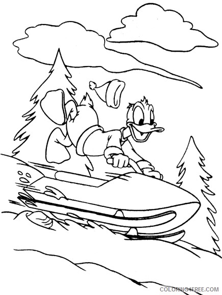 Donald Duck Coloring Pages Cartoons donald duck 14 Printable 2020 2554 Coloring4free