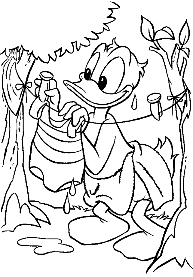 Donald Duck Coloring Pages Cartoons donald duck 1EexR Printable 2020 2532 Coloring4free