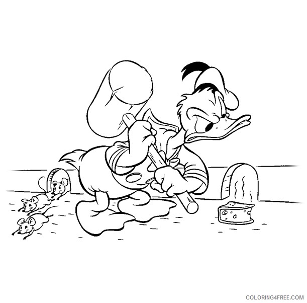 Donald Duck Coloring Pages Cartoons donald duck 24 Printable 2020 2560 Coloring4free