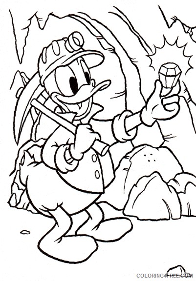 Donald Duck Coloring Pages Cartoons donald duck 25 Printable 2020 2561 Coloring4free