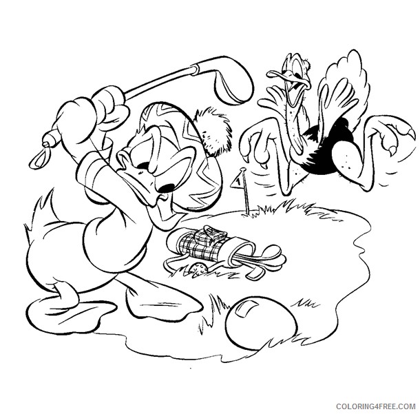 Donald Duck Coloring Pages Cartoons donald duck 41 Printable 2020 2571 Coloring4free