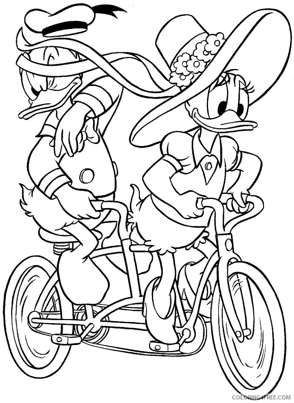 Donald Duck Coloring Pages Cartoons donald duck 42 Printable 2020 2572 Coloring4free