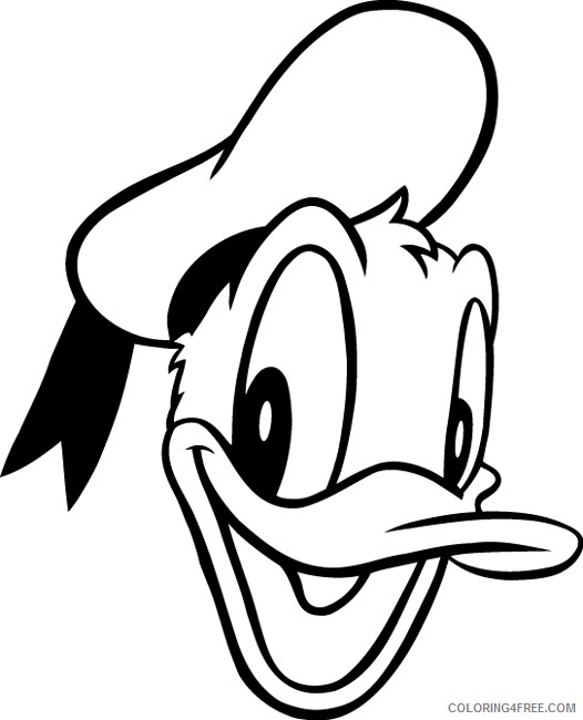 Donald Duck Coloring Pages Cartoons donald duck 47 Printable 2020 2576 Coloring4free