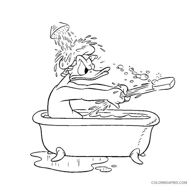 Donald Duck Coloring Pages Cartoons donald duck 55 Printable 2020 2581 Coloring4free