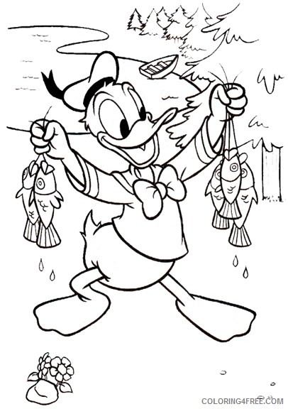 Donald Duck Coloring Pages Cartoons donald duck 6 Printable 2020 2582 Coloring4free