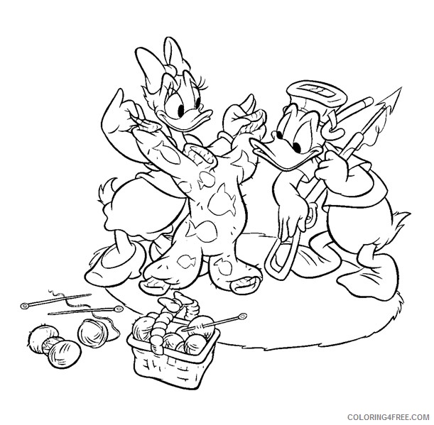 Donald Duck Coloring Pages Cartoons donald duck qw6qn Printable 2020 ...