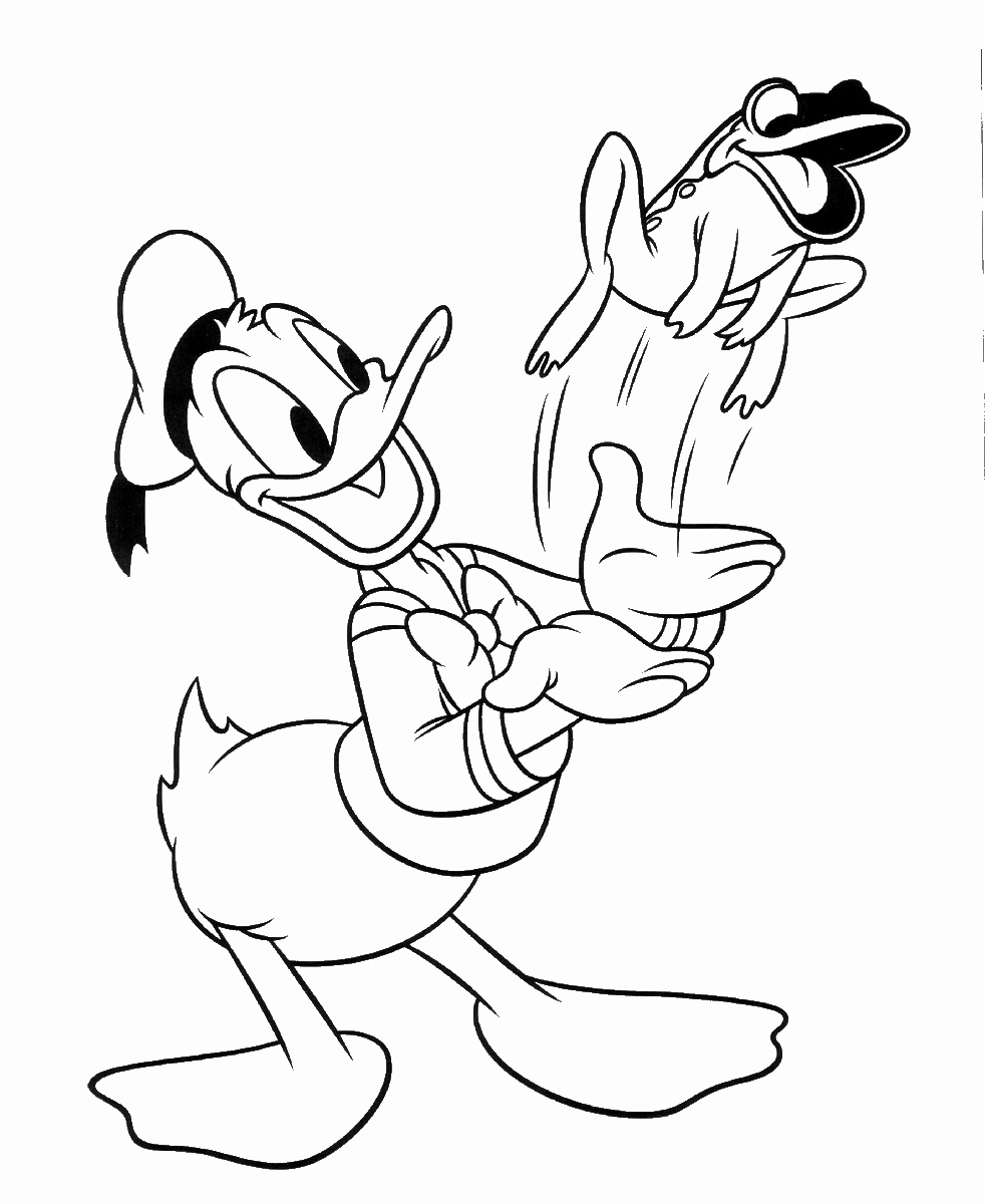 Donald Duck Coloring Pages Cartoons donald_48 Printable 2020 2526 Coloring4free