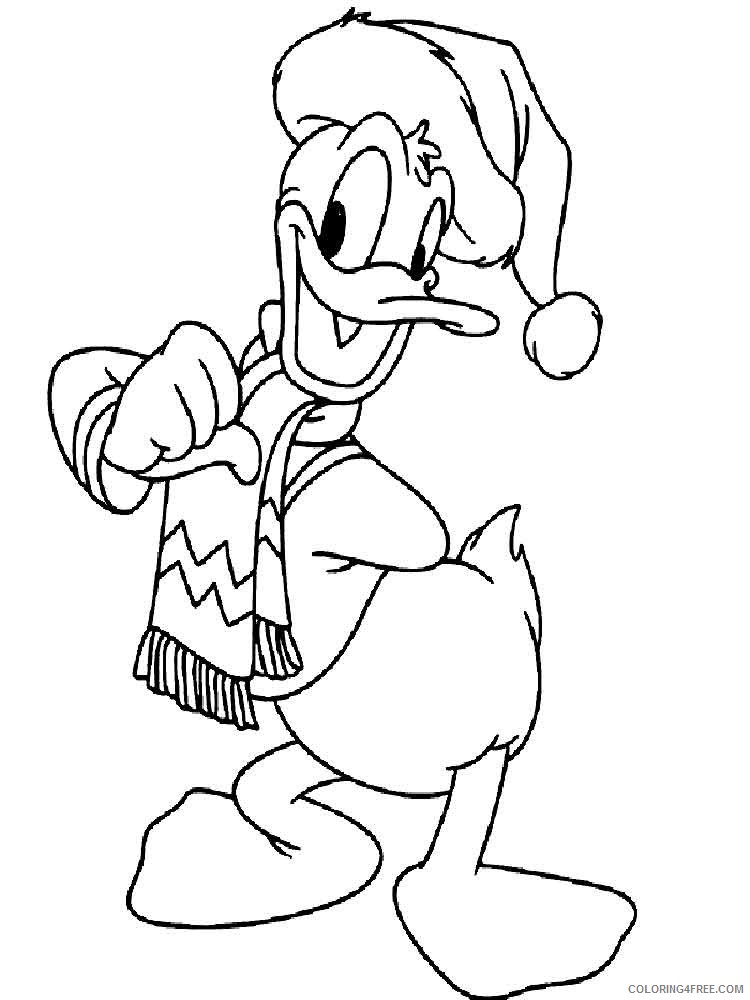 Donald and Daisy Duck Coloring Pages Cartoons donald duck daisy duck 14 Printable 2020 2474 Coloring4free