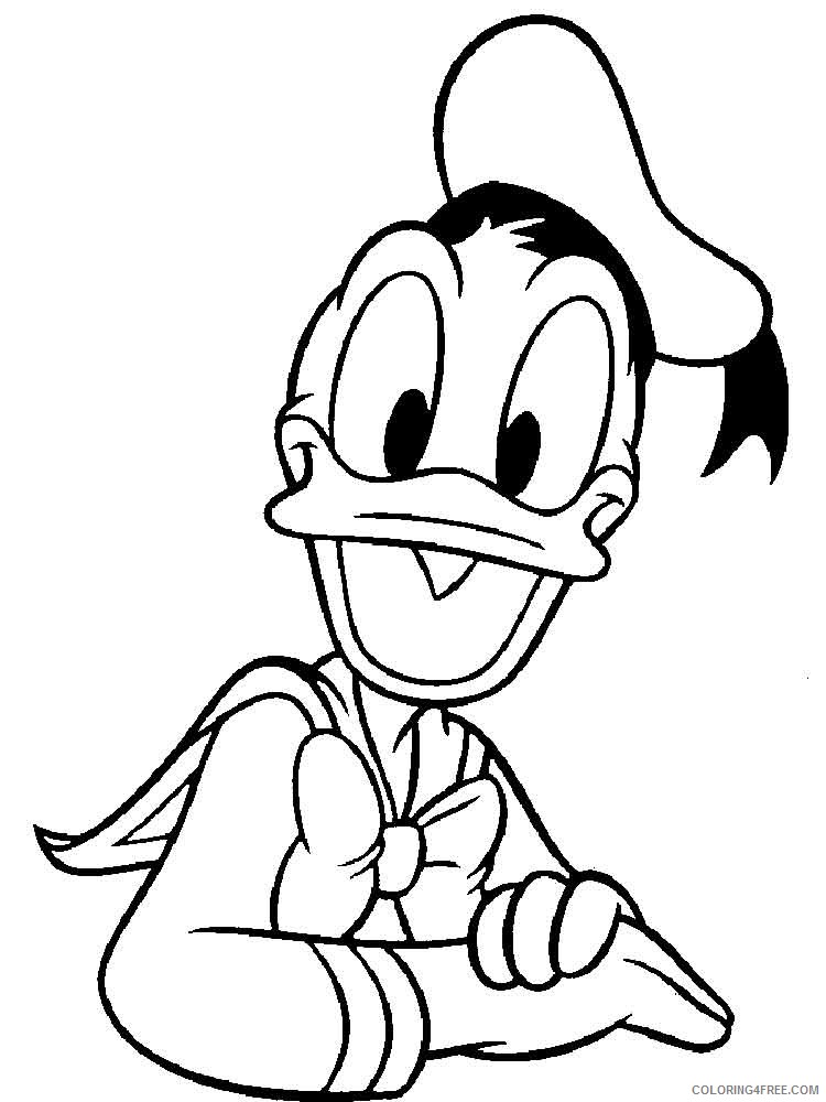 Donald and Daisy Duck Coloring Pages Cartoons donald duck daisy duck 15 Printable 2020 2475 Coloring4free