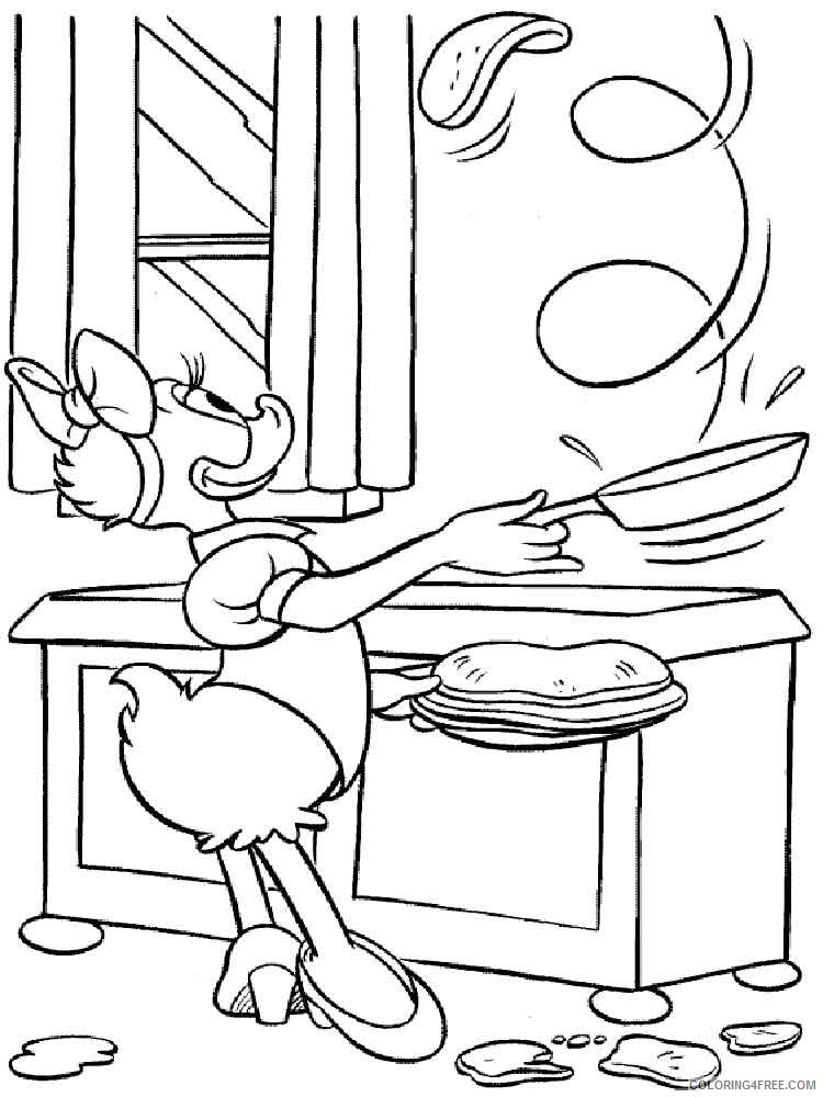 Donald and Daisy Duck Coloring Pages Cartoons donald duck daisy duck 21 Printable 2020 2481 Coloring4free