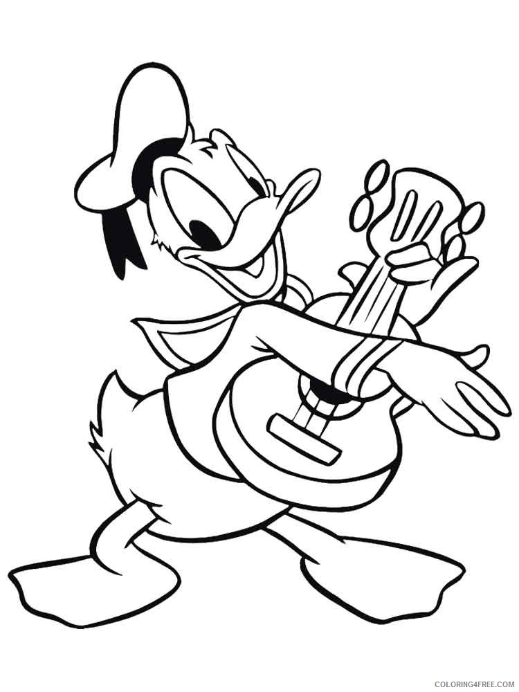 Donald and Daisy Duck Coloring Pages Cartoons donald duck daisy duck 31 Printable 2020 2490 Coloring4free