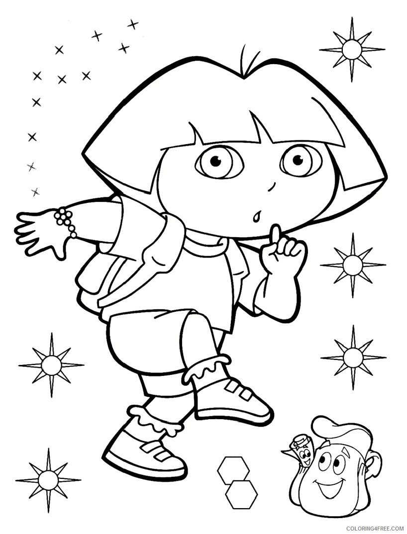Dora the Explorer Coloring Pages Cartoons 1580872964_for kids dora the explorer 25130 Printable 2020 2620 Coloring4free