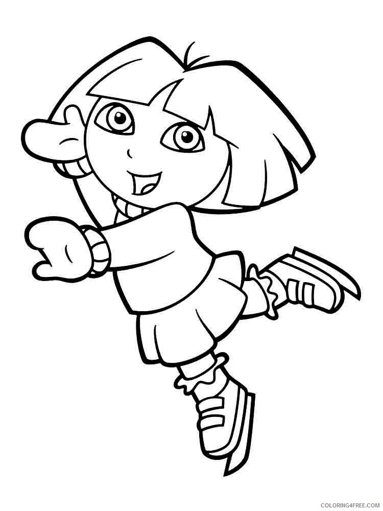 Dora the Explorer Coloring Pages Cartoons Dora the Explorer 25 Printable 2020 2683 Coloring4free