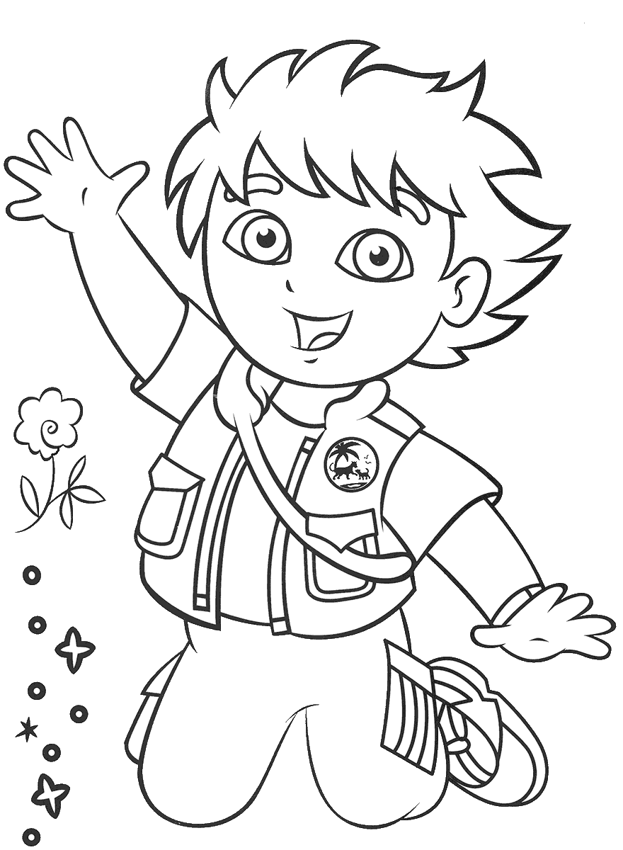 Dora the Explorer Coloring Pages Cartoons cl_dora_60 Printable 2020 2622 Coloring4free