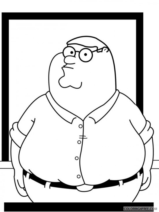 Family Guy Coloring Pages Cartoons Family Guy Pictures Printable 2020 2757 Coloring4free