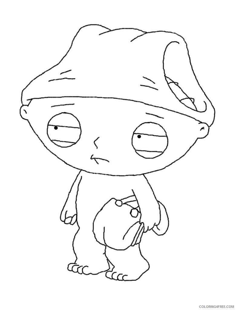 Family Guy Coloring Pages Cartoons Family Guy Stewie Printable 2020 2760 Coloring4free