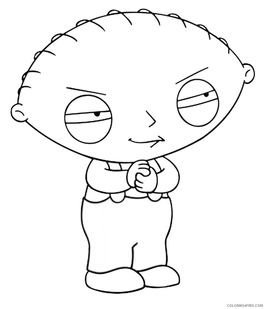 Family Guy Coloring Pages Cartoons Free Family Guy Printable 2020 2761 Coloring4free