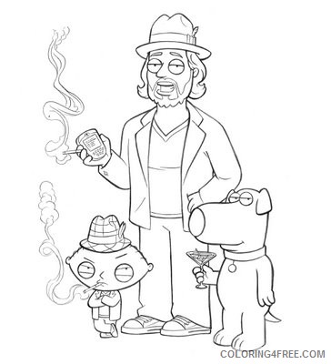 Family Guy Coloring Pages Cartoons family guy 1 Printable 2020 2751 Coloring4free