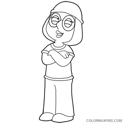 Family Guy Coloring Pages Cartoons family guy 3O6ya 2 Printable 2020 2743 Coloring4free