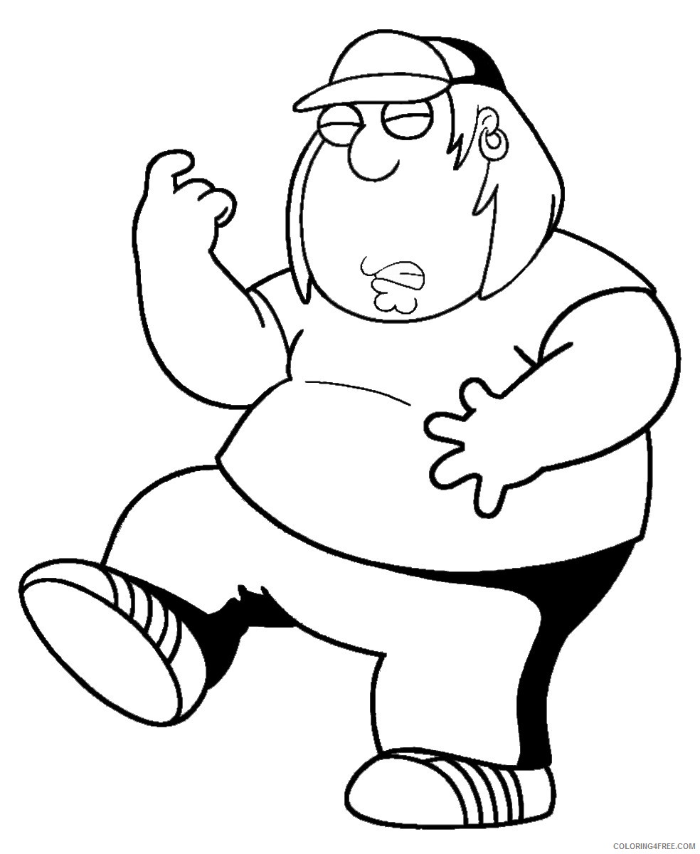 Family Guy Coloring Pages Cartoons family_guy_cl_02 Printable 2020 2718 Coloring4free