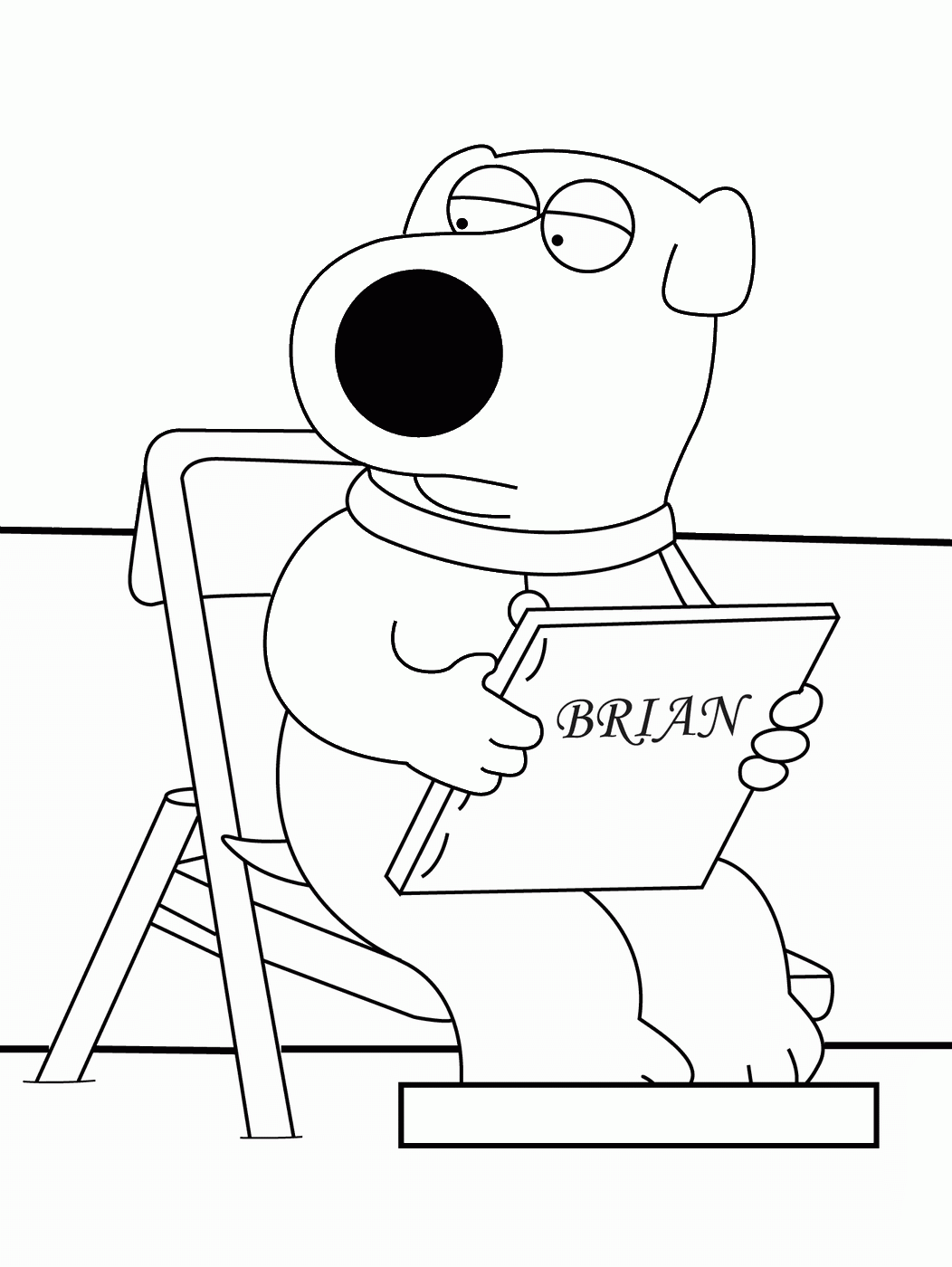Family Guy Coloring Pages Cartoons family_guy_cl_09 Printable 2020 2725 Coloring4free