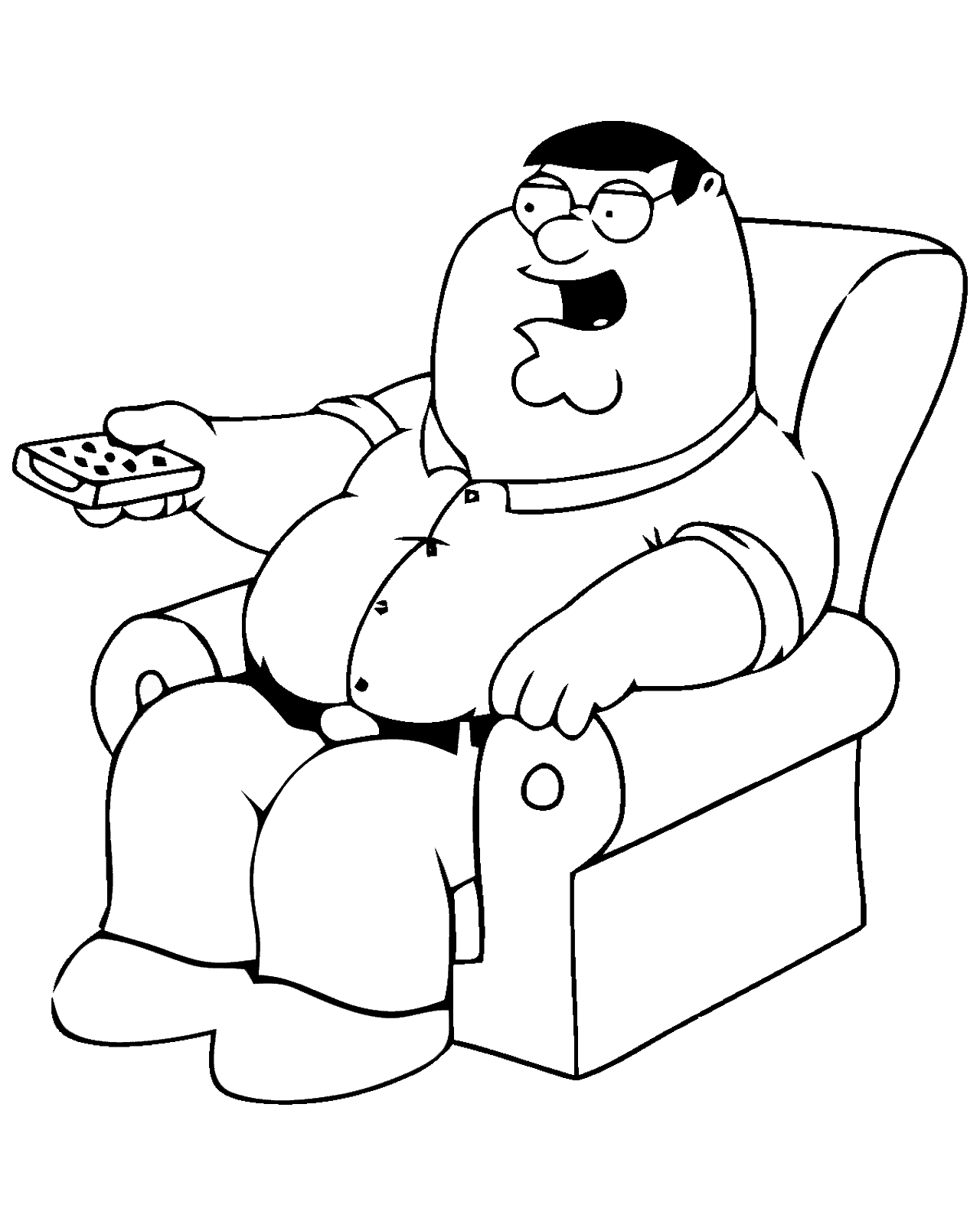 Family Guy Coloring Pages Cartoons family_guy_cl_14 Printable 2020 2728 Coloring4free