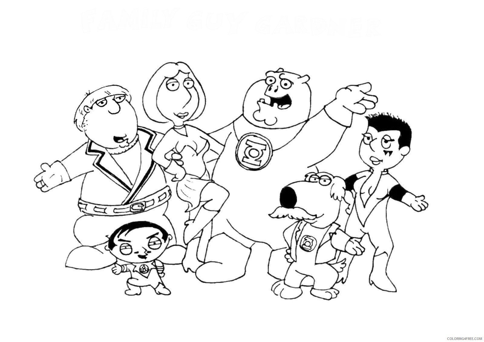Family Guy Coloring Pages Cartoons family_guy_cl_24 Printable 2020 2736 Coloring4free