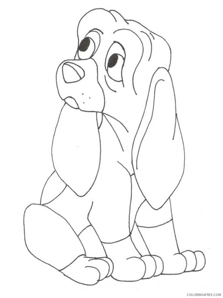 Fox and the Hound Coloring Pages Cartoons fox and the hound 6 Printable 2020 2771 Coloring4free