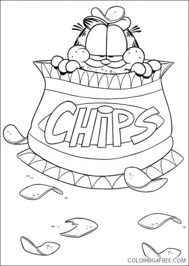 Garfield Coloring Pages Cartoons Garfield Free Printable 2020 2836 Coloring4free