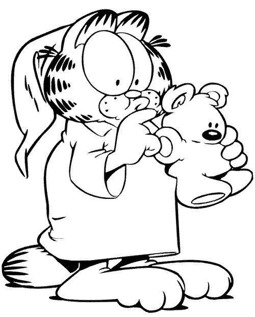 Garfield Coloring Pages Cartoons Garfield Printable 2020 2808 Coloring4free