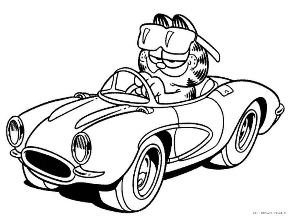 Garfield Coloring Pages Cartoons garfield 16 Printable 2020 2815 Coloring4free