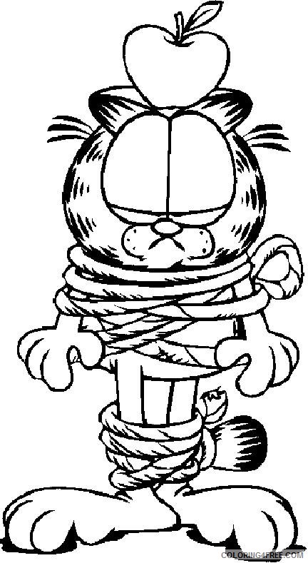 Garfield Coloring Pages Cartoons garfield wLKAx Printable 2020 2802 Coloring4free