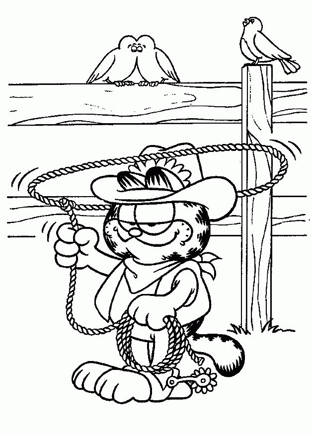 Garfield Coloring Pages Cartoons of Garfield Printable 2020 2783 Coloring4free