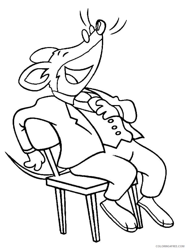 Geronimo Stilton Coloring Pages Cartoons geronimo stilton 9 Printable 2020 2874 Coloring4free